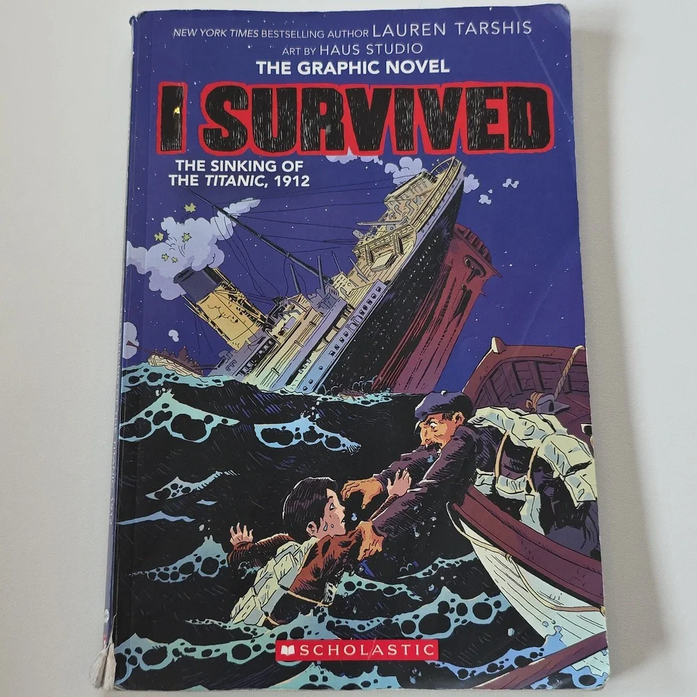 I Survived Graphic Novel Books - Great Chicago Fire, Titanic And Nazi Invasion
